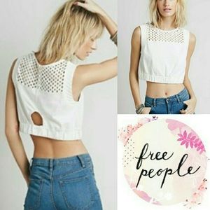 EUC Free People Calla Crop Top, XS